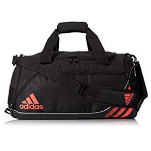 adidas TeamSpeed Small Duffel Bag, Black/Solar Red